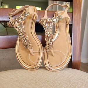 Gold Sandals- Antonio Melani